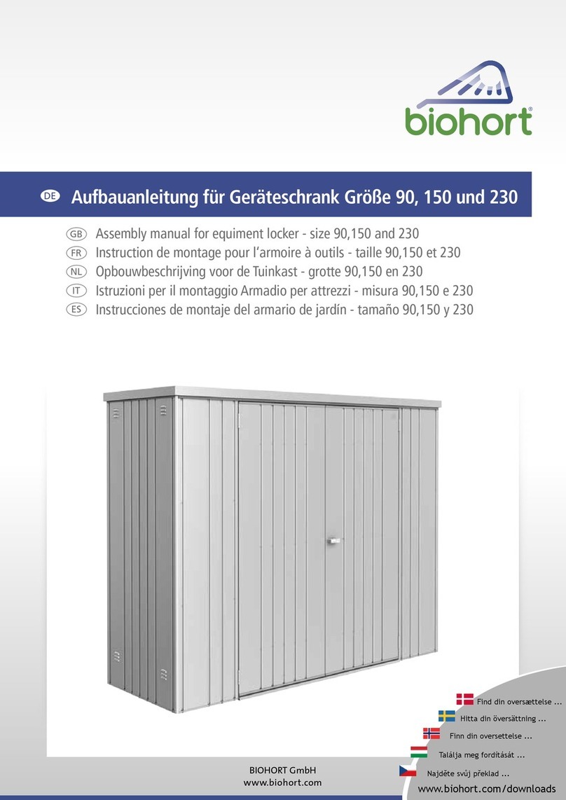 Biohort GS 90 Assembly manual