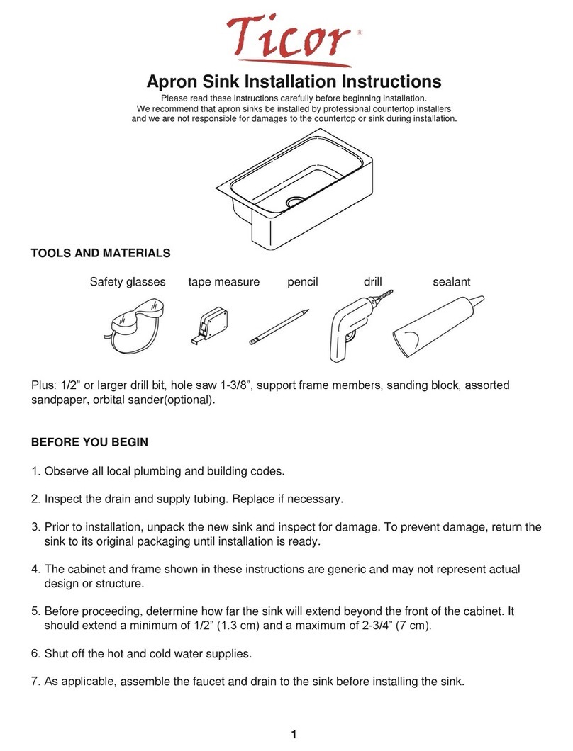 TICOR Apron installation instructions