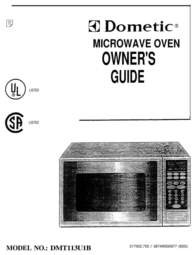 Dometic DMT113U1B owner's guide