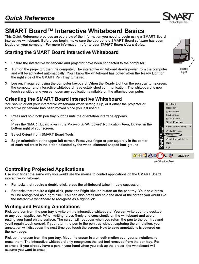Smart Technologies Smart Board User manual