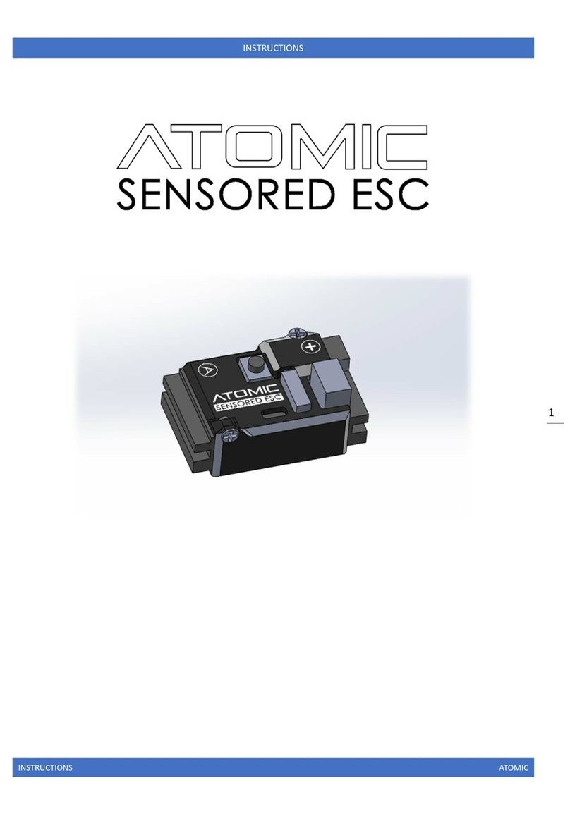 Atomic SENSORED ESC instructions