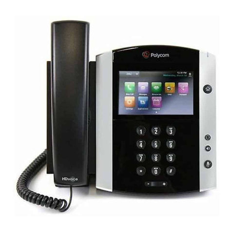Polycom VVX 601 Series User manual