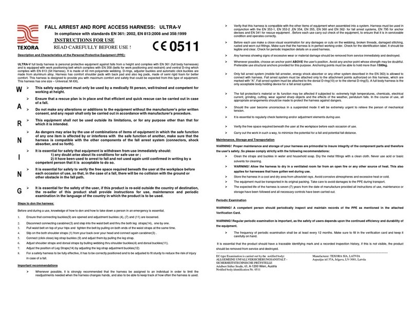 Texora ULTRA-V User manual