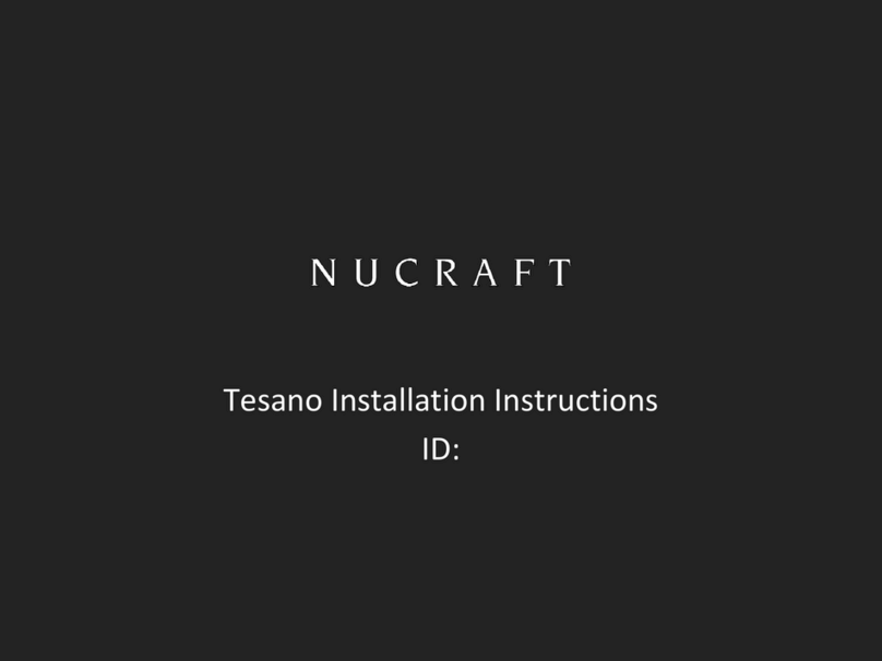 Nucraft Tesano Monitor Table User manual