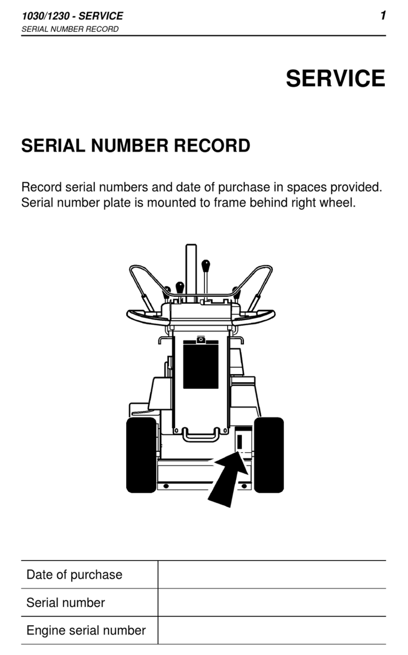 Ditch Witch 1030 Service manual