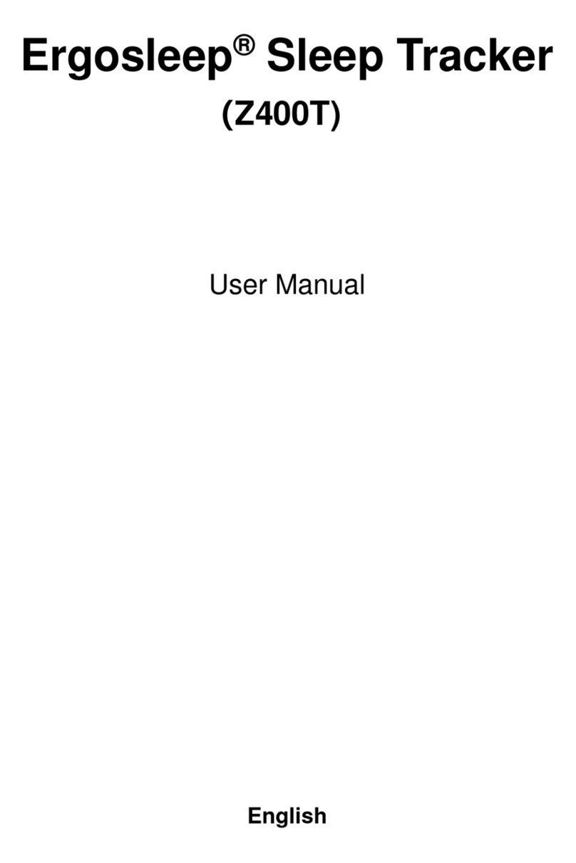 Ergosleep Sleep Tracker Z400T user manual