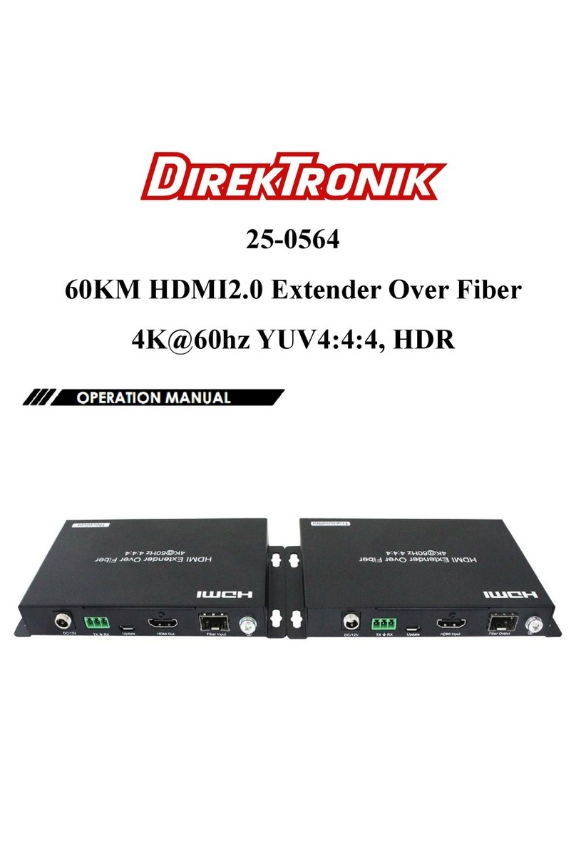 DirekTronik 25-0564 Operation manual