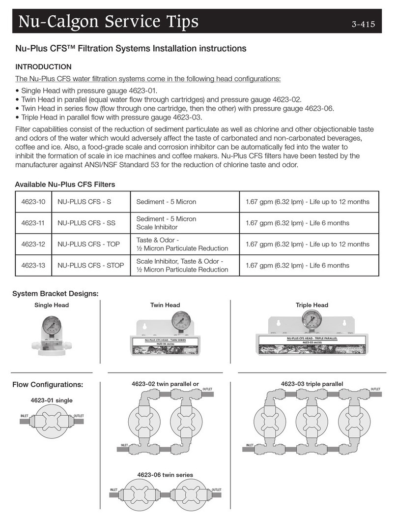 Nu-Calgon Nu-Plus CFS Series Assembly instructions