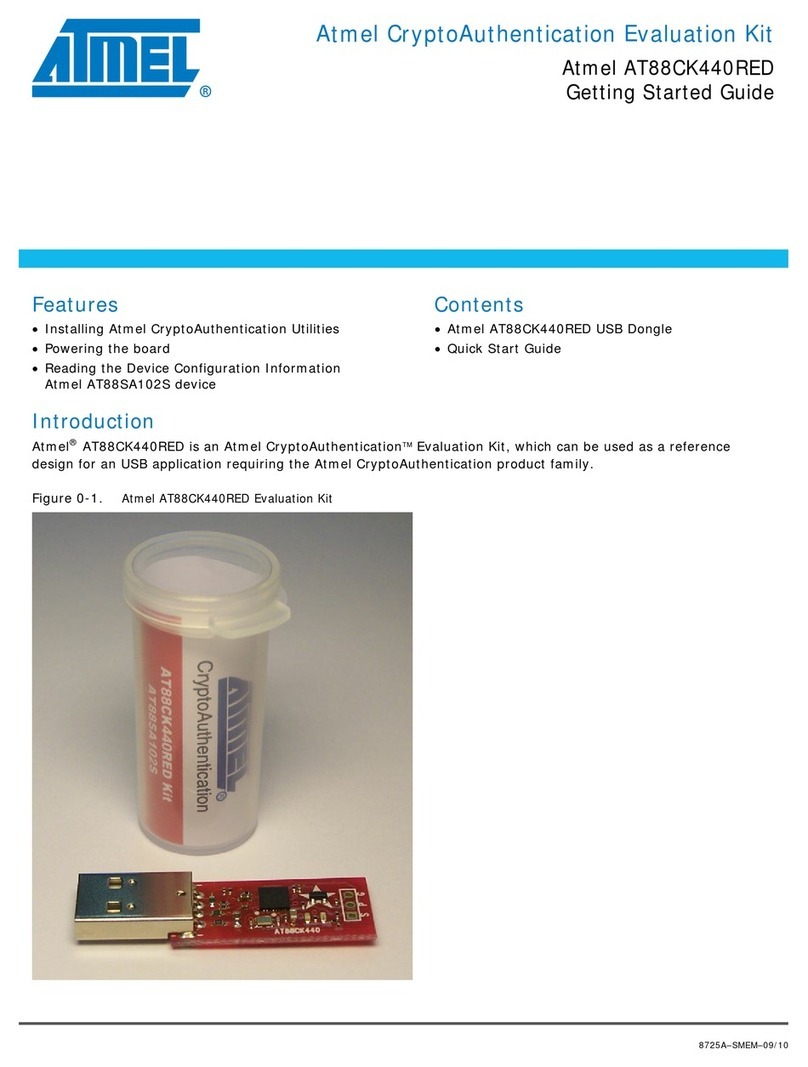 Atmel AT88CK440RED User manual