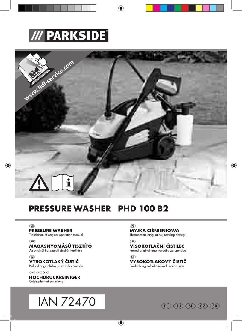 Parkside PHD 100 B2 Operation manual Parkside PHD 100 B2 Operation manual