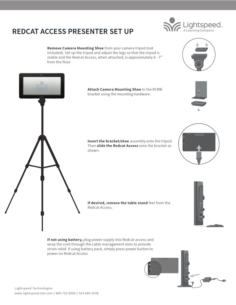 Lightspeed Redcat media Setup guide