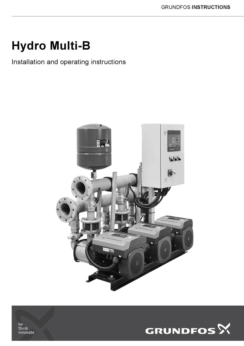 Grundfos Hydro Multi-B User manual