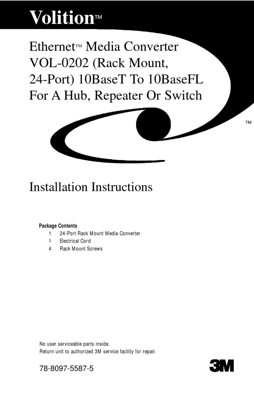 3M Volition VOL-0202 installation instructions