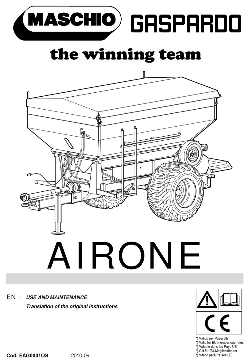 Maschio GASPARDO AIRONE Use and maintenance