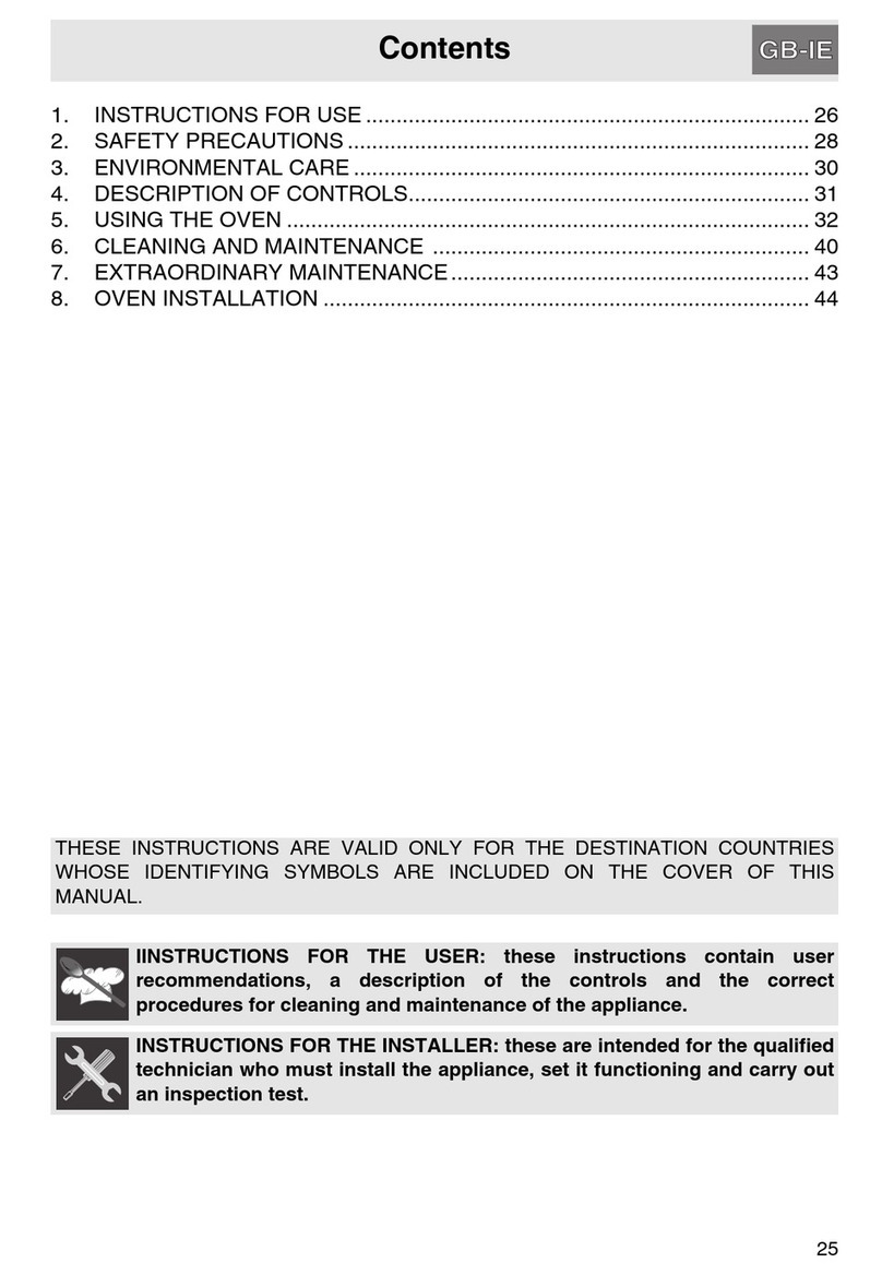 Smeg ALFA341VE user manual