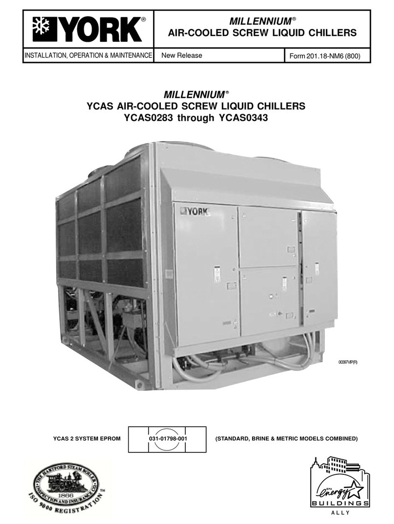 York MILLENIUM YCAS Series Owner's manual