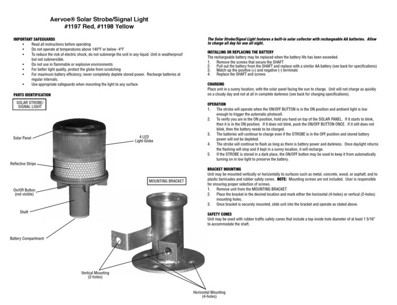 Aervoe 1197 User manual