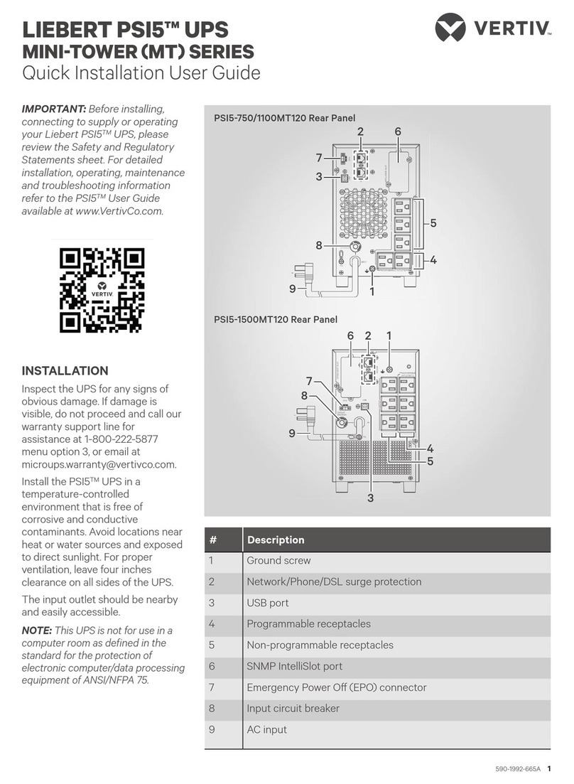 Vertiv LIEBERT PSI5 Series User manual