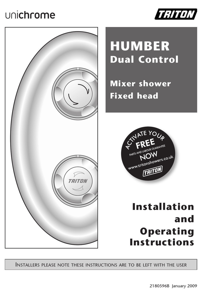 Triton HUMBER Installation and operating instructions Triton HUMBER Installation and operating instructions