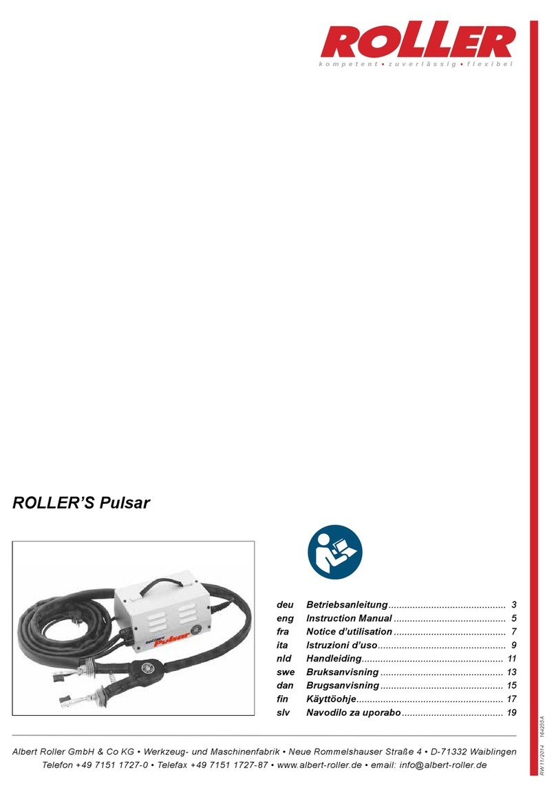 Roller Pulsar User manual