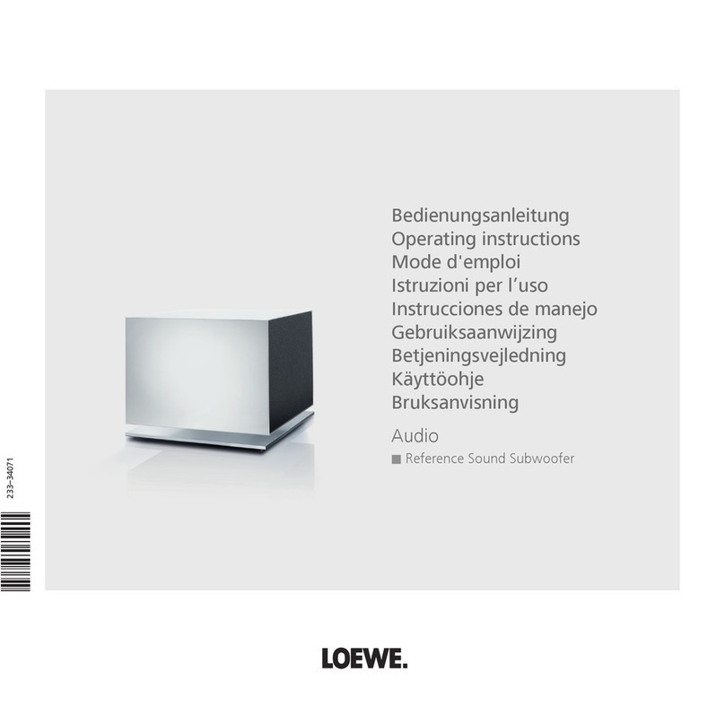 Loewe 68208B00 operating instructions