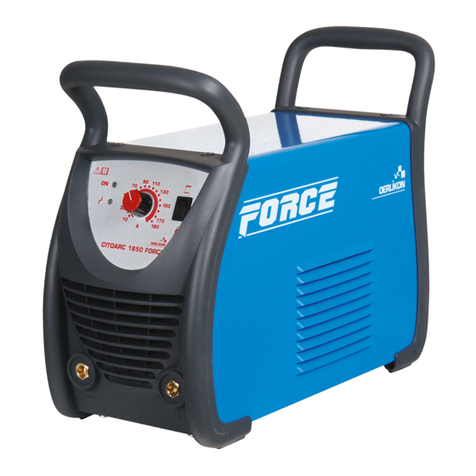 Oerlikon CITOARC 1450 FORCE Safety instruction for use and maintenance