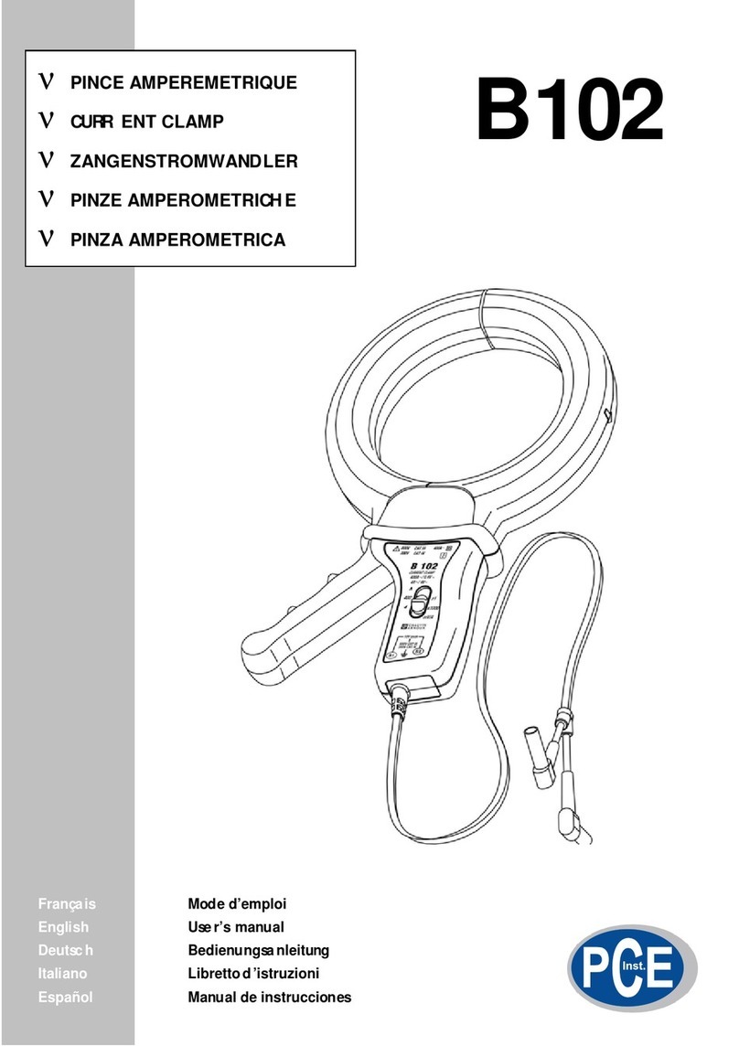 PCE Health and Fitness B 102 user manual