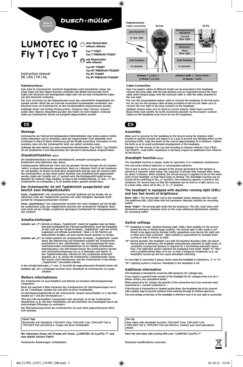 Busch+Müller LUMOTEC IQ Cyo T 175QT User manual Busch+Müller LUMOTEC IQ Cyo T 175QT User manual