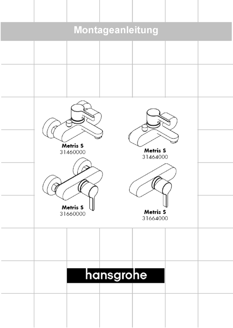 Hans Grohe Metris S 31460000 User manual