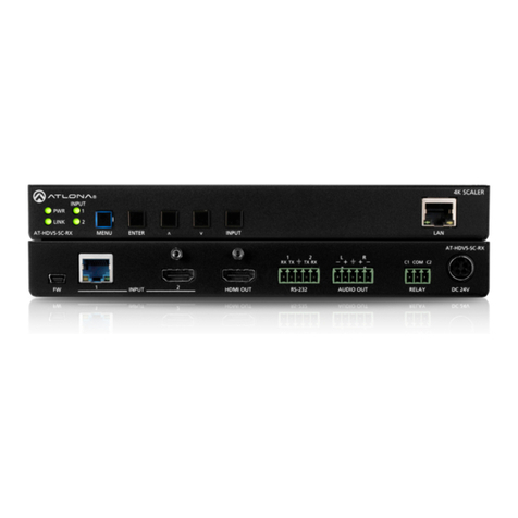 Panduit Atlona AT-HDVS-SC-RX User manual