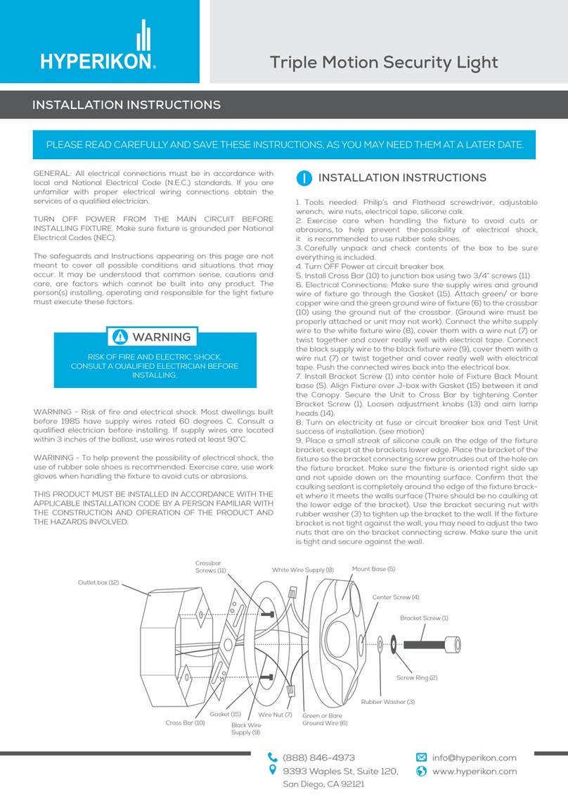 Hyperikon Triple Motion installation instructions