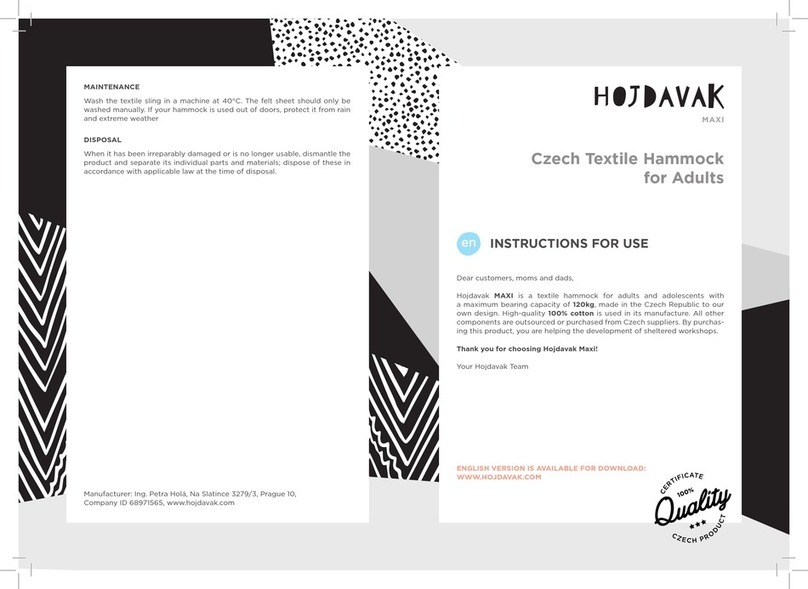 HOJDAVAK MAXI User manual
