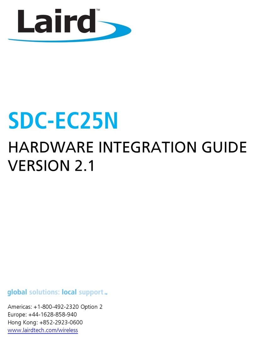 Laird SDC-EC25N Hardware integration guide