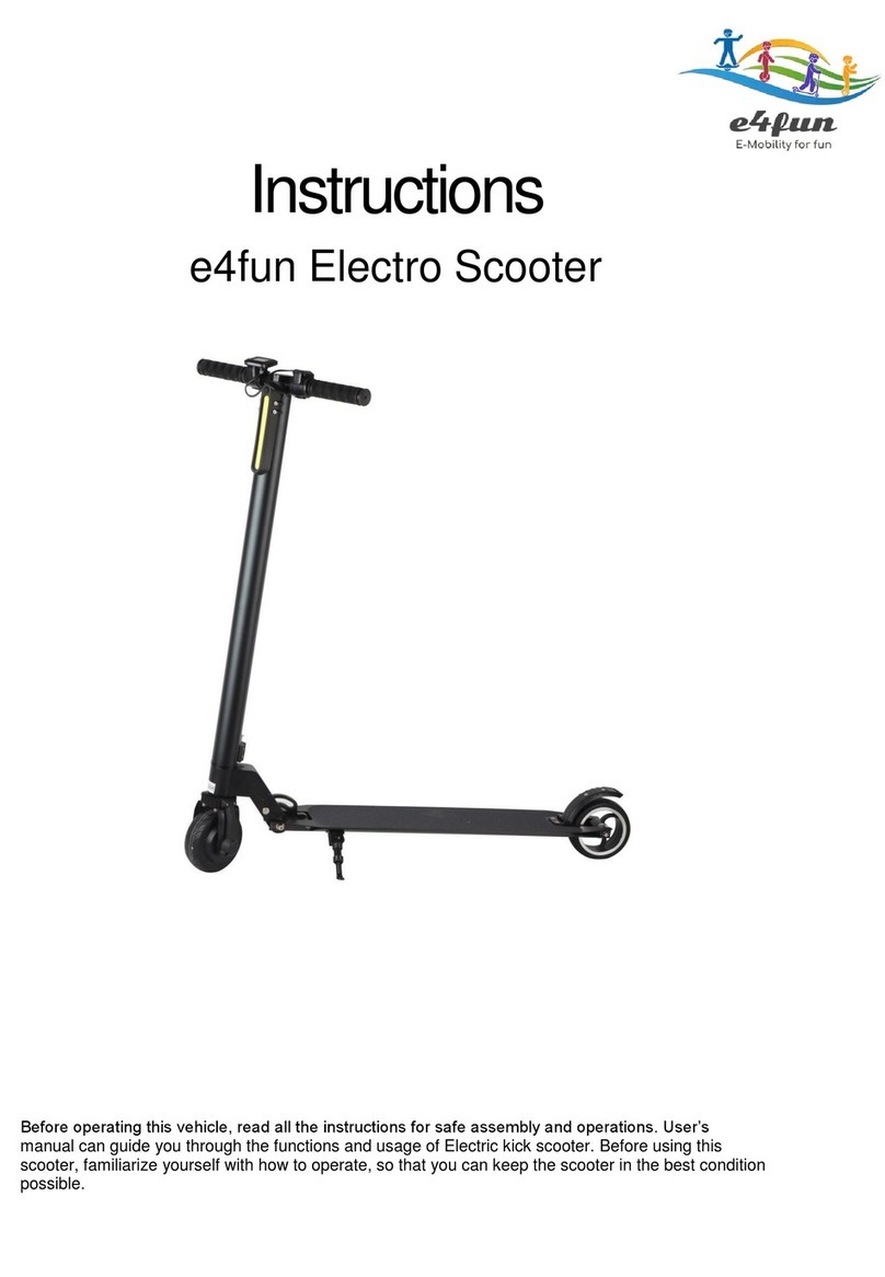 e4fun E-Scooter instructions