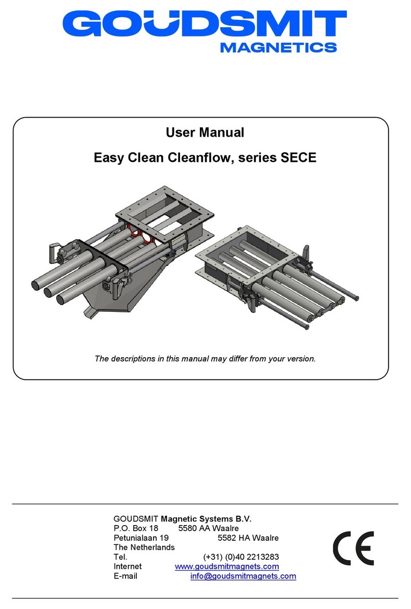 Goudsmit Easy Clean Cleanflow SECE Series user manual