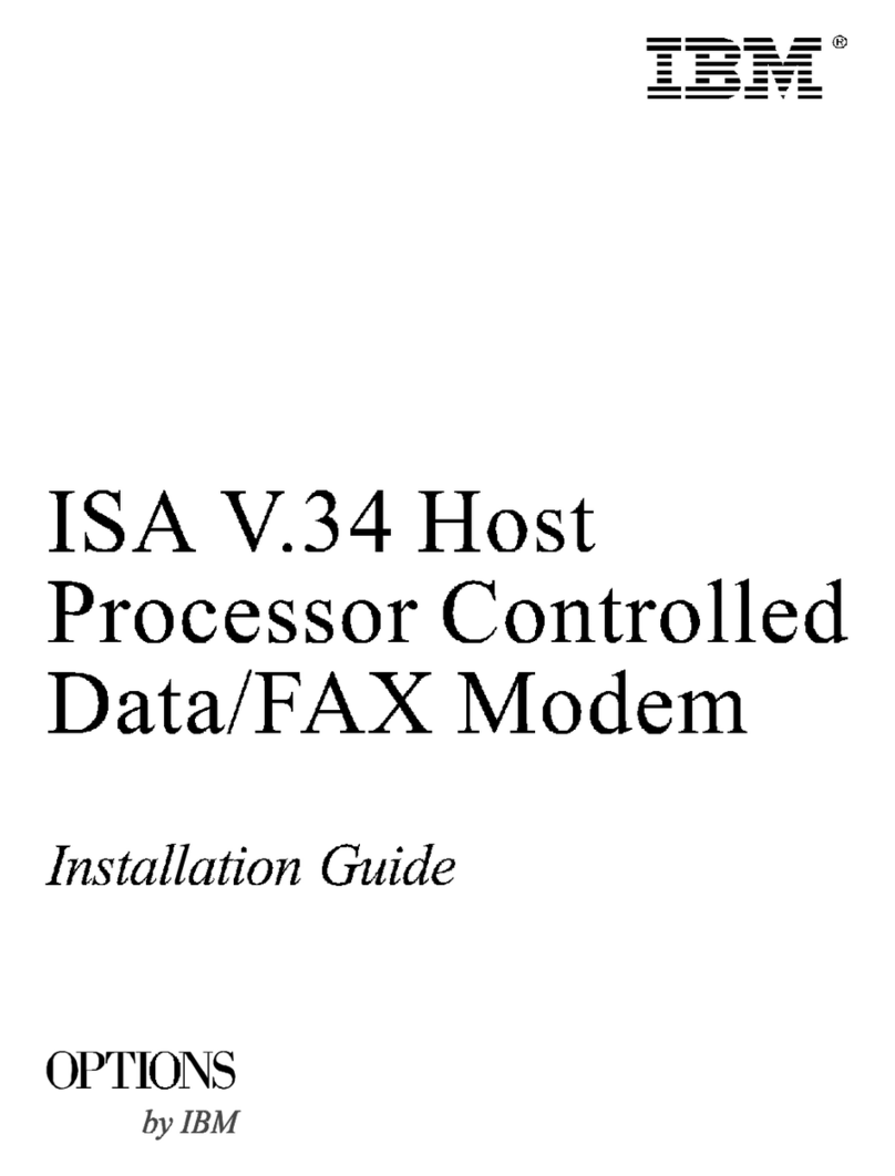 IBM ISA V.34 User manual