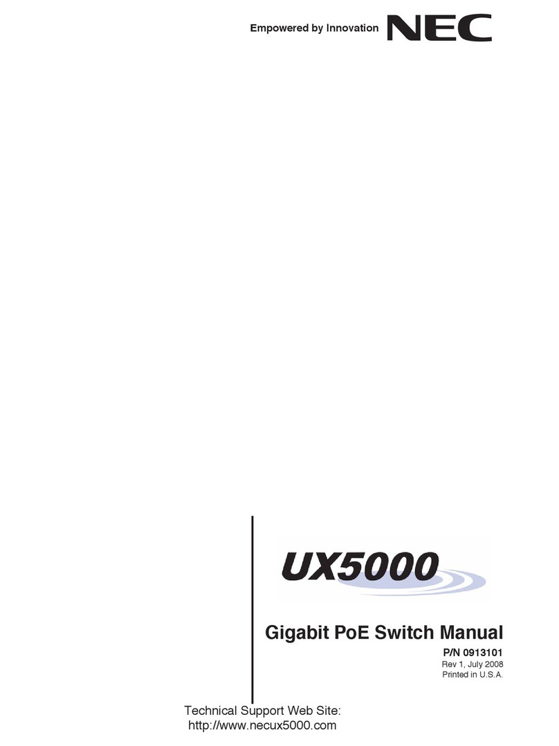 NEC UX5000 manual