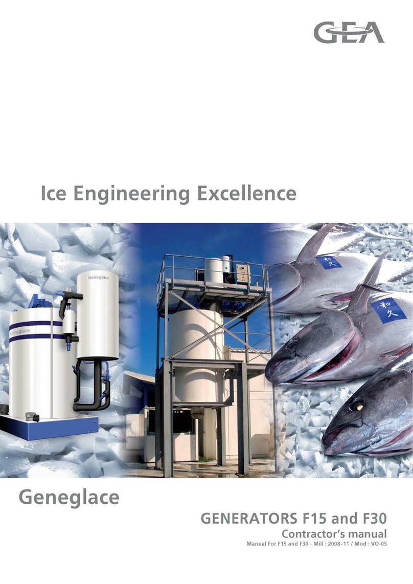 GEA Geneglace F15 Contractor's Manual