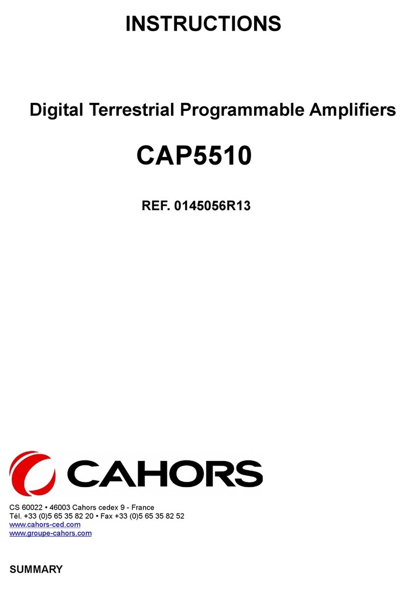 cahors CAP5510 instructions