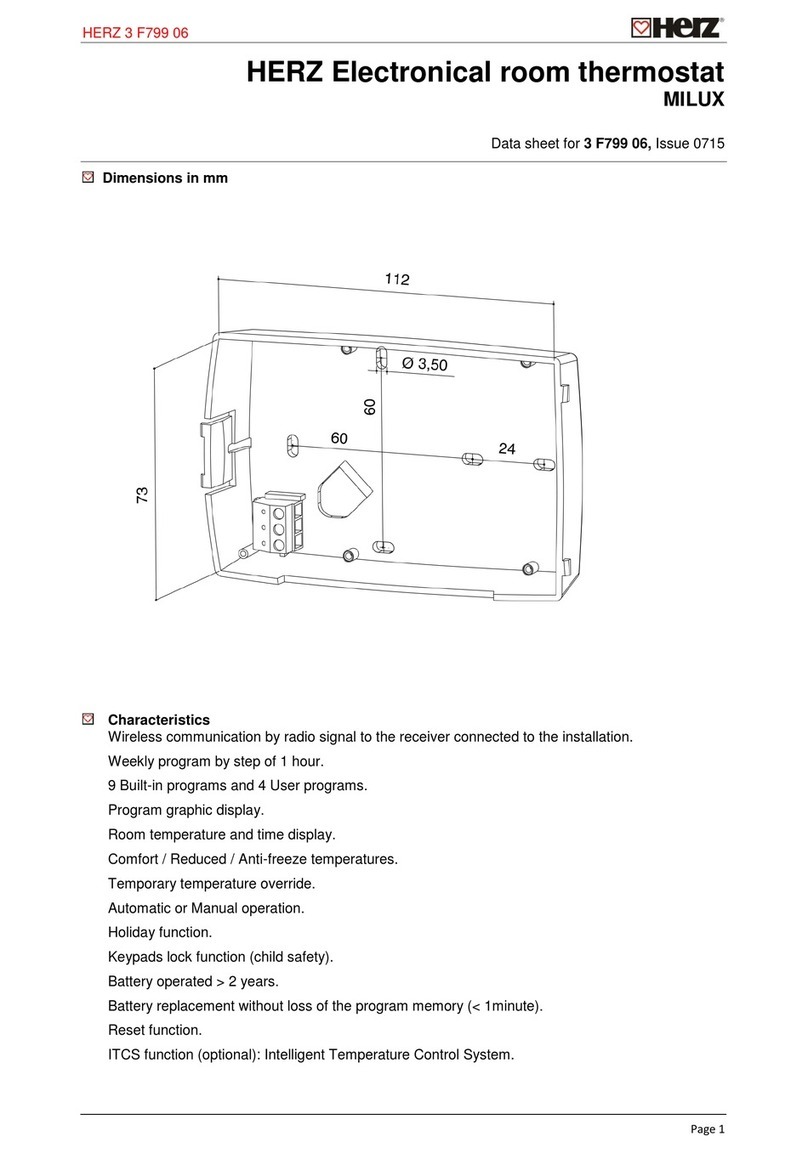 Herz MILUX 3 F799 06 User manual
