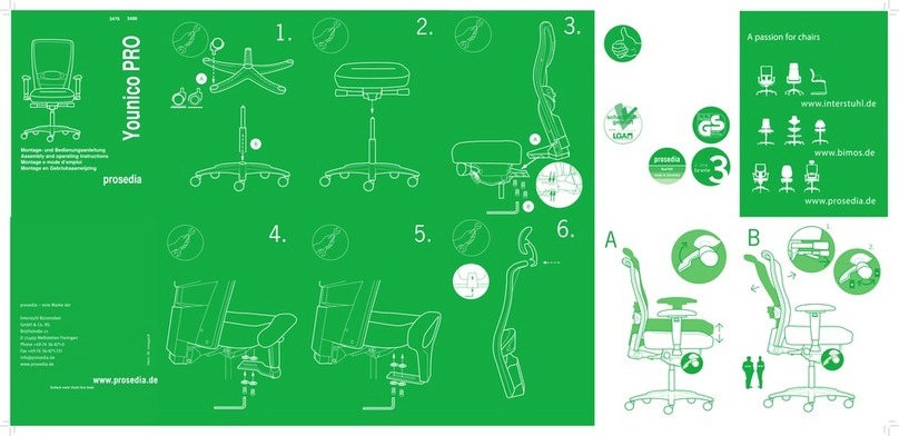 Prosedia Younico PRO Assembly and operating instructions Prosedia Younico PRO Assembly and operating instructions