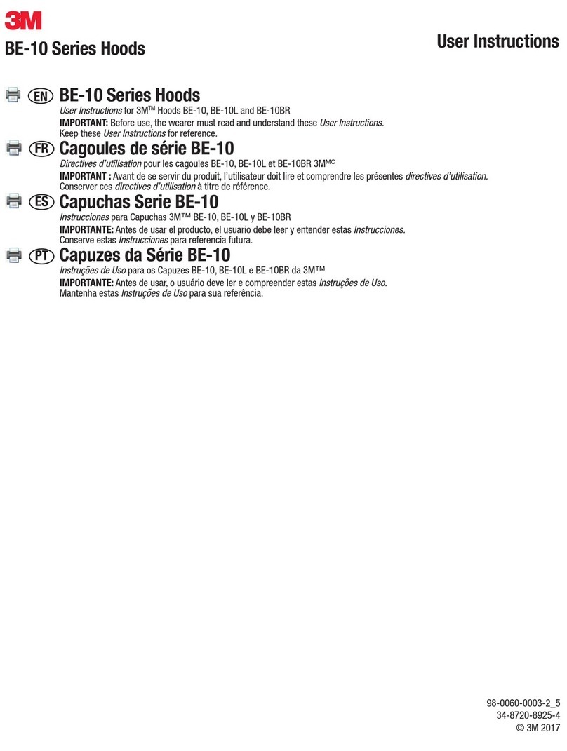 3M BE-10 Series User instructions