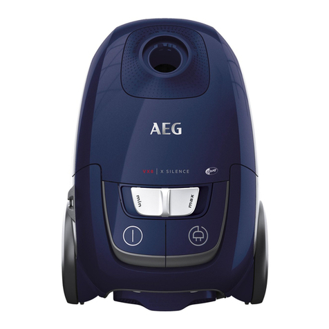 AEG X SILENCE VX8 User manual