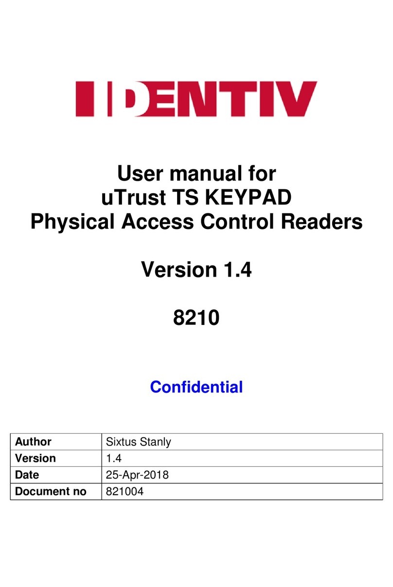 Identiv 8210 uTrust TS User manual
