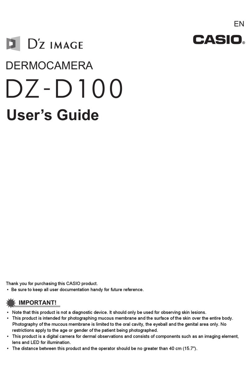 Casio D'Z IMAGE DERMOCAMERA DZ-D100 User manual