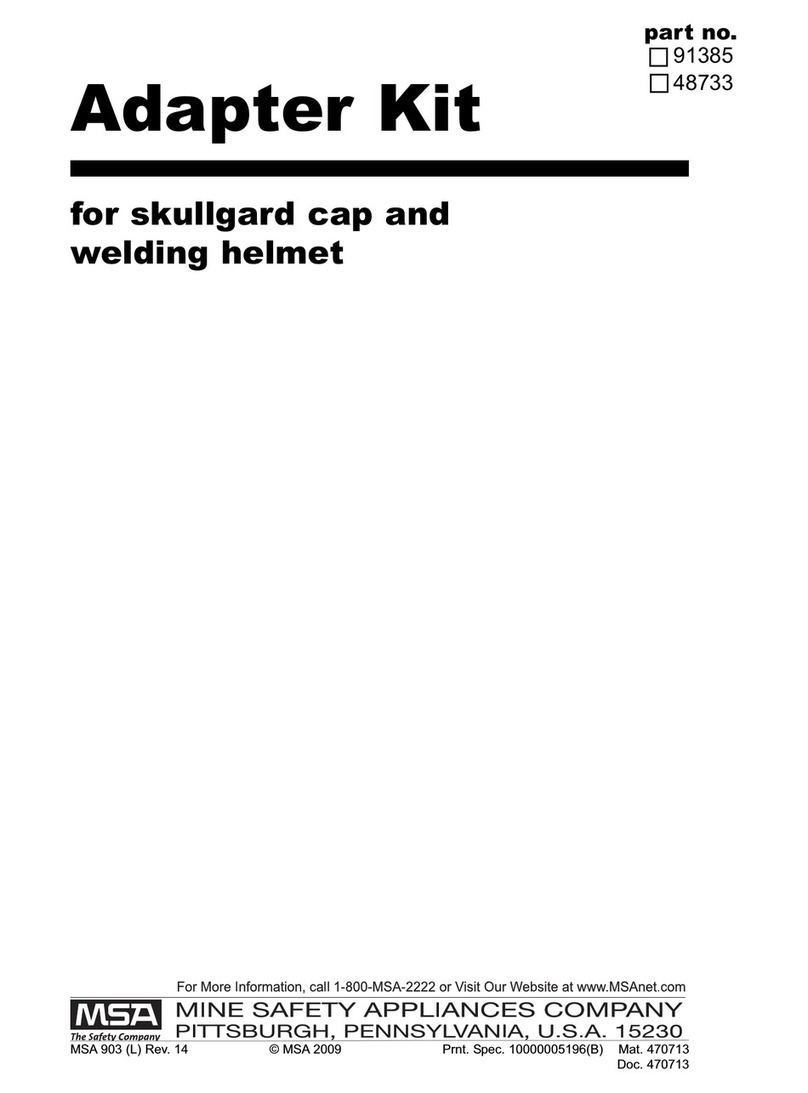 MSA 91385 manual