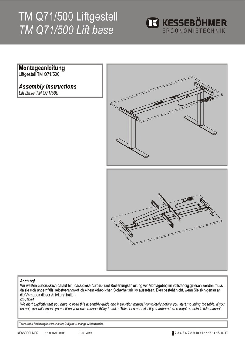 Kesseböhmer TM Q71/500 Assembly instructions Kesseböhmer TM Q71/500 Assembly instructions