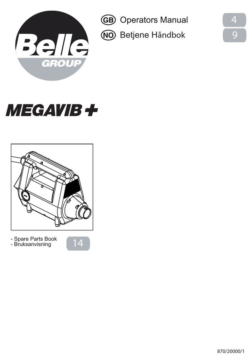 Belle MEGAVIB+ User manual