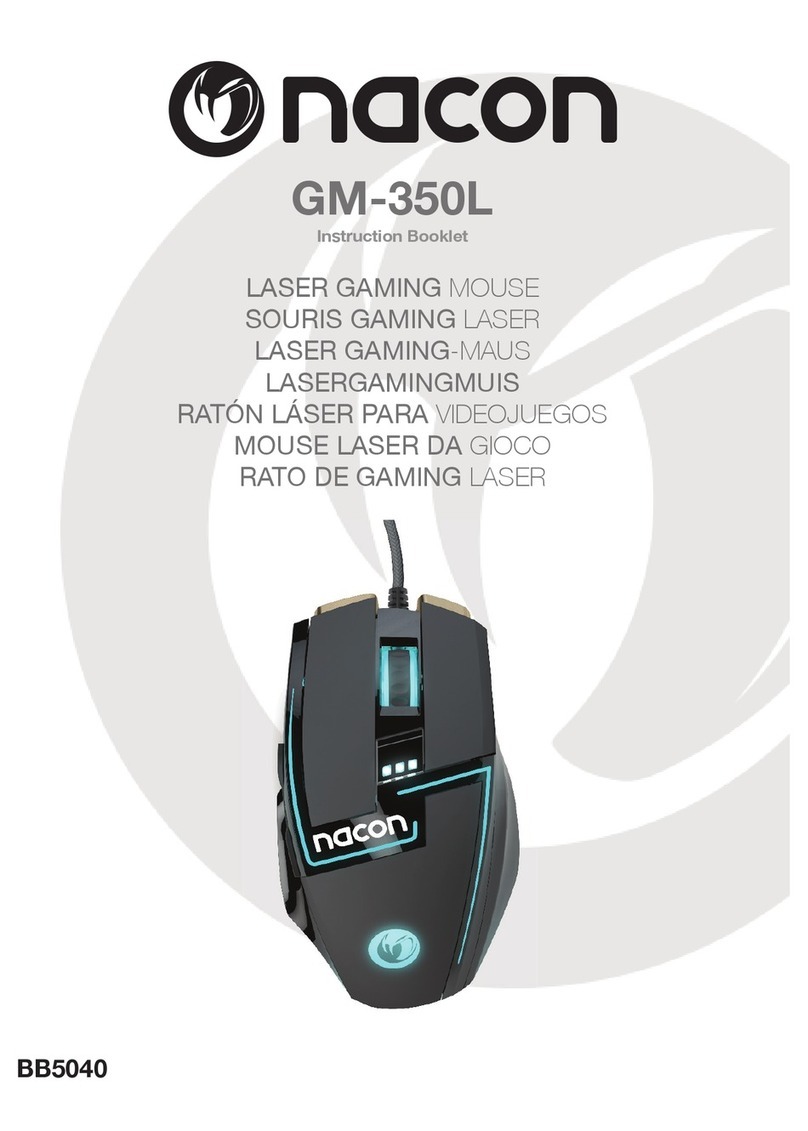 Nacon GM-350L Instruction booklet