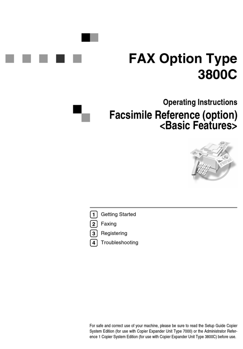Ricoh 3800C Series operating instructions